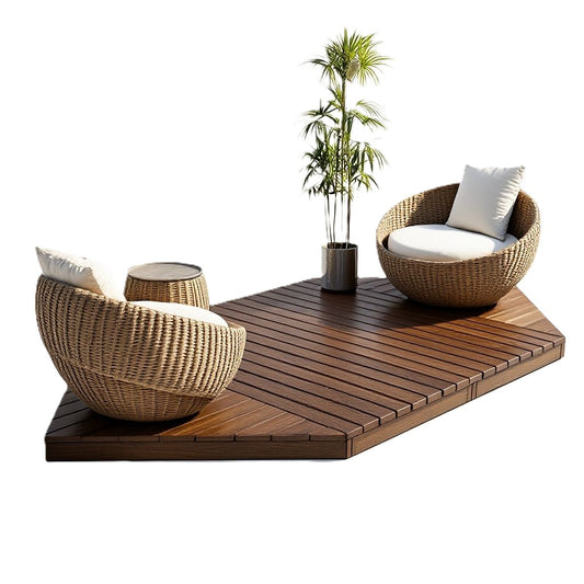 Erimuotoinen terassi 2x4m