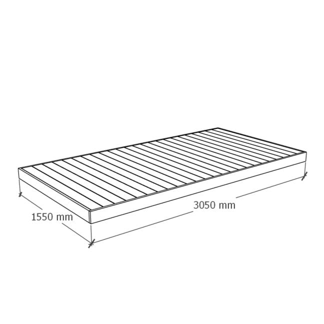 Deck 3x1.5m