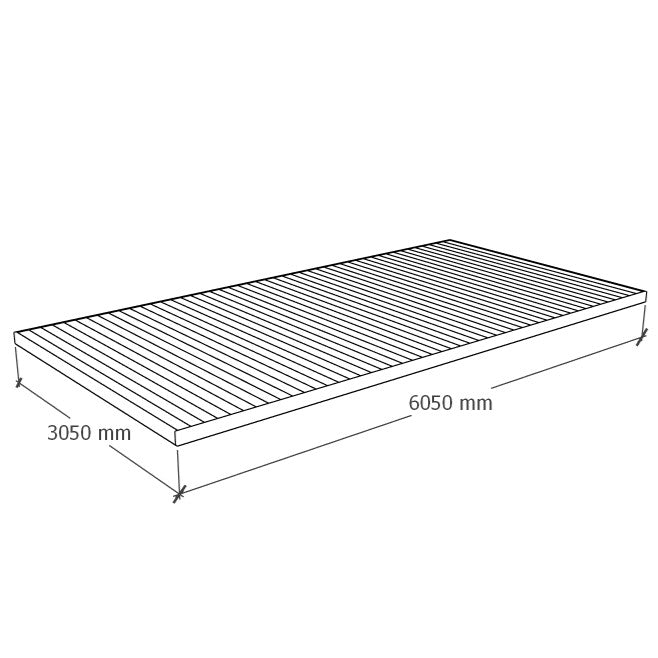 Deck 6x3m