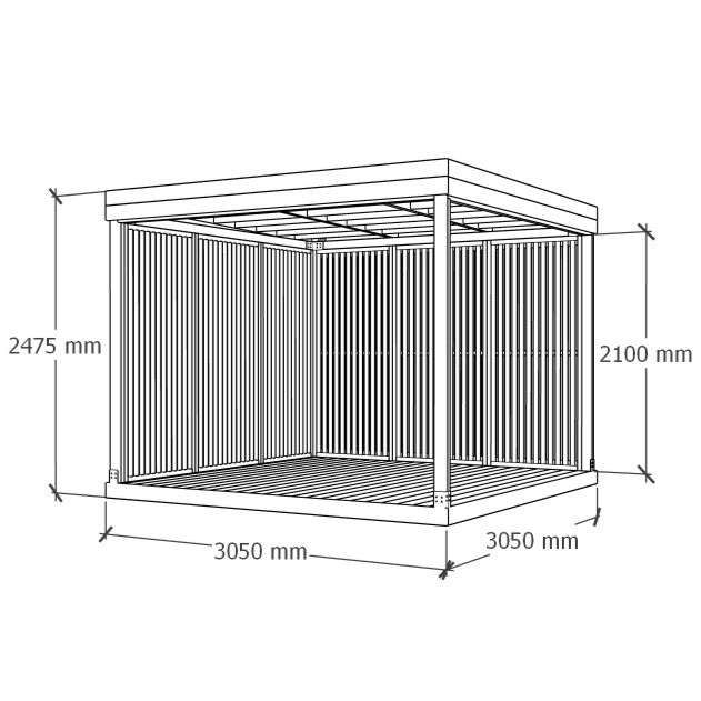 Sunroom 3x3m