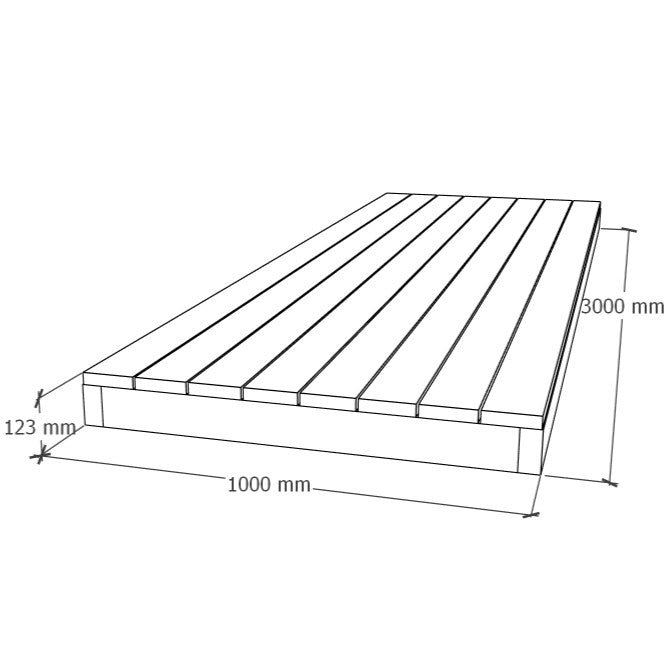 Deck Module 1x3m