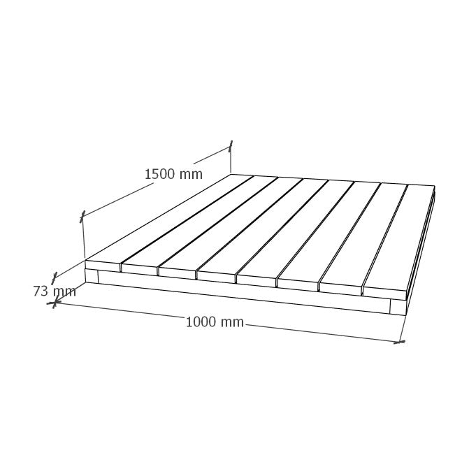 Floor Module 1x1.5m