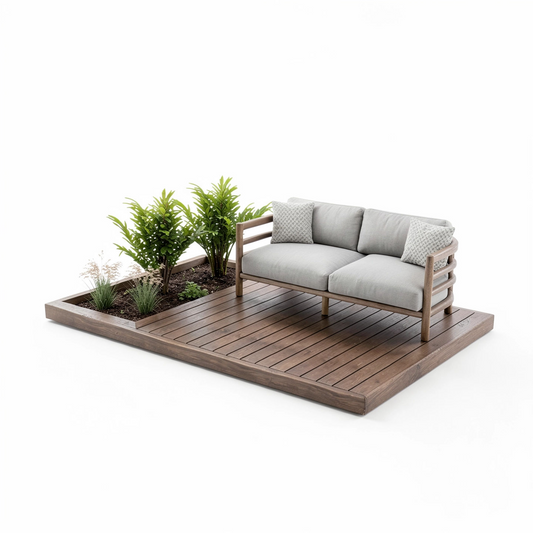 Planter deck 3x2m
