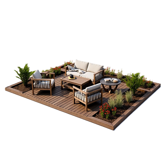 Planter deck 5x4m