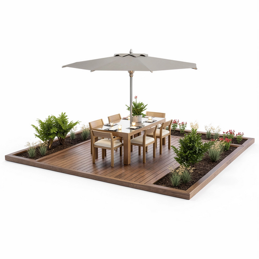 Planter deck 5x5m