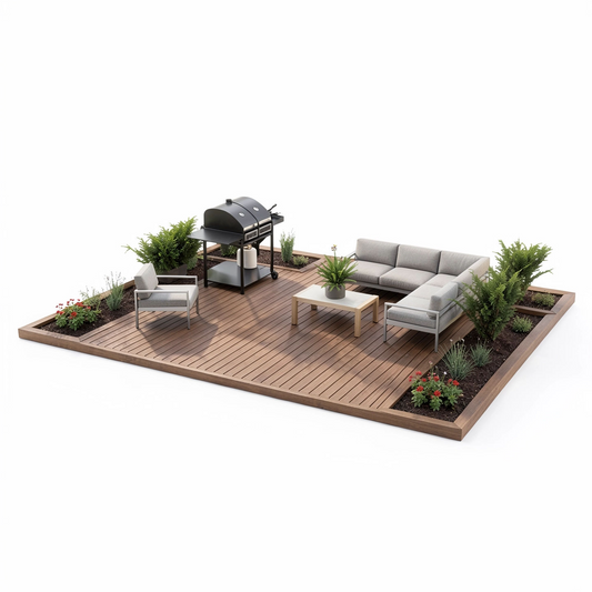 Planter deck 6x5m