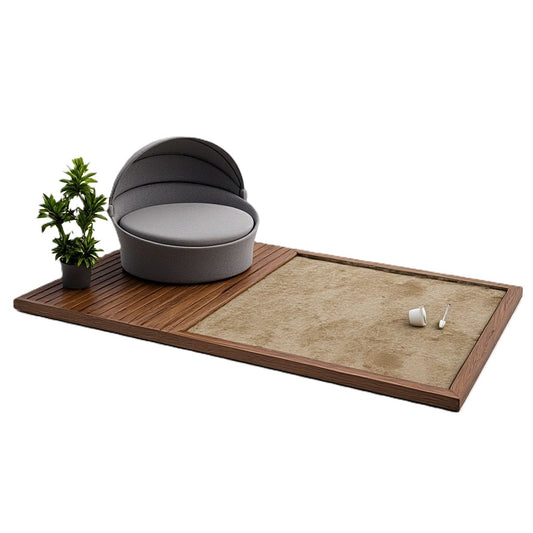 Terassi hiekkalaatikolla 5x3m