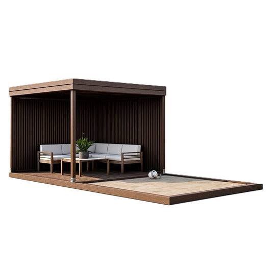 Katos hiekkalaatikolla terassilla 6x3m