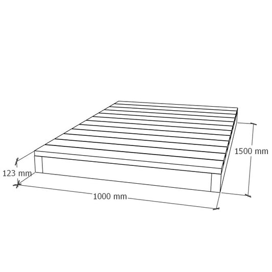 Terrassi käiguteemoodul 1x1.5m