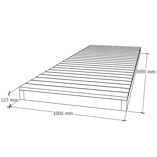 Terrassi käiguteemoodul 1x3m