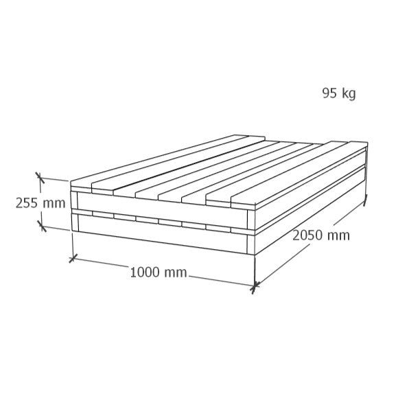 Terrass 2x2m