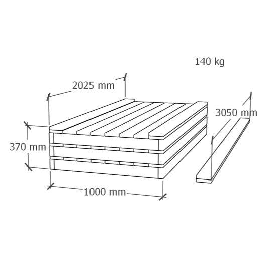 Terrass 3x2m