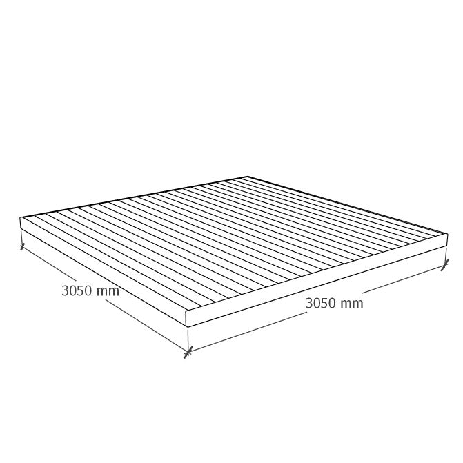 Terrass 3x3m