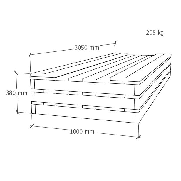 Terassi 3x3m