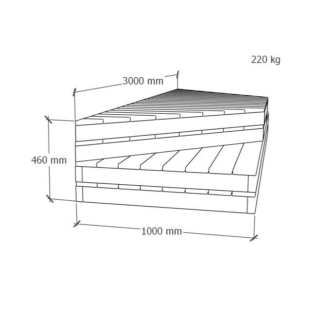 Custom-Shaped Deck 3x4m