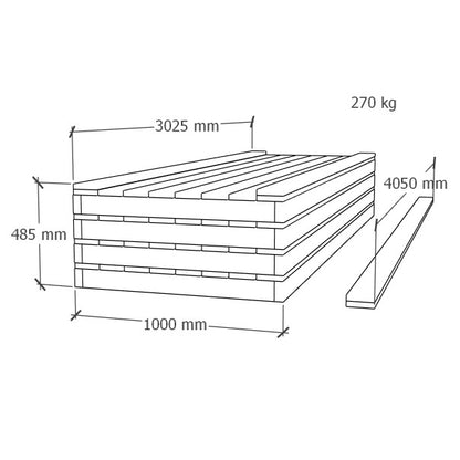 Terrass 4x3m