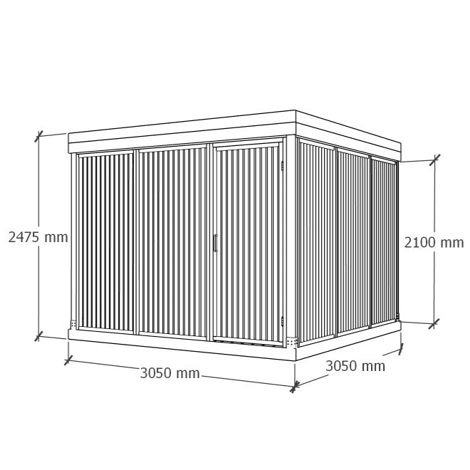 Shed 3x3m