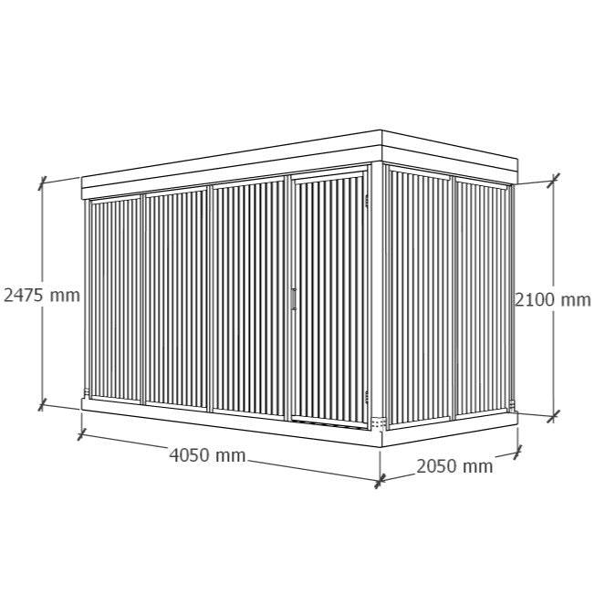 Shed 4x2m