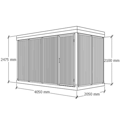 Shed 4x2m