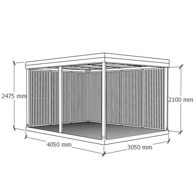 Varjualune 4x3m