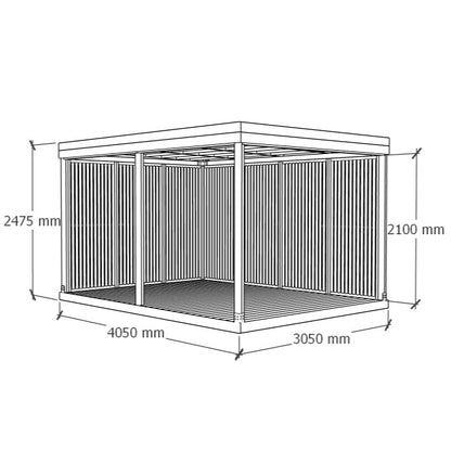 Varjualune 4x3m