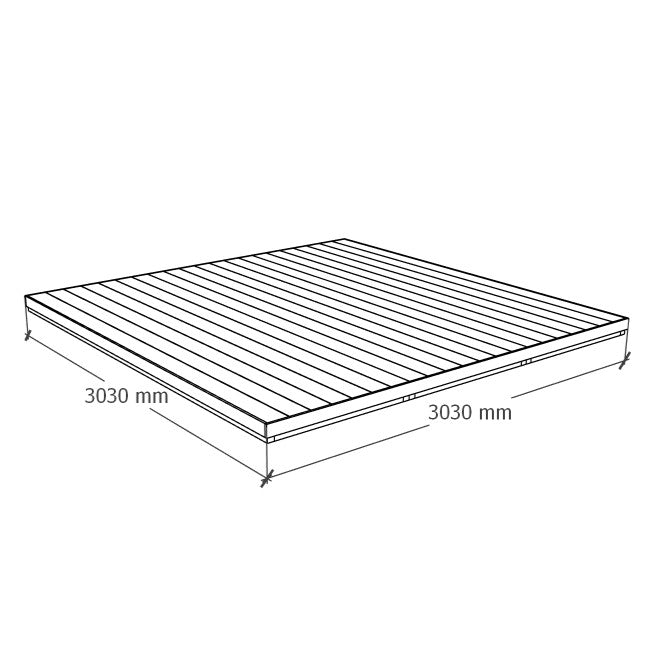 Composite Deck 3x3m
