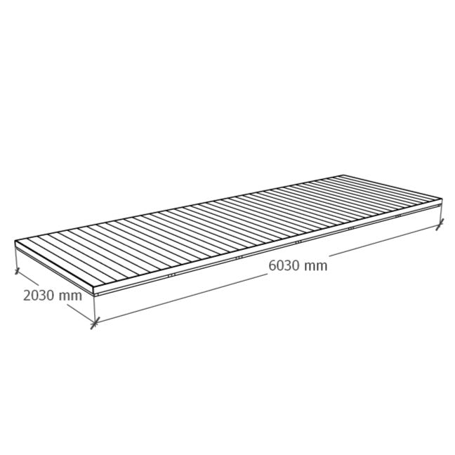 Composite Deck 6x2m