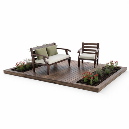 Planter deck 4x3m
