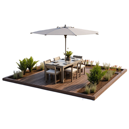 Planter deck 5x5m