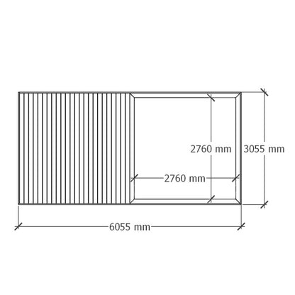 Sandbox Deck 6x3m
