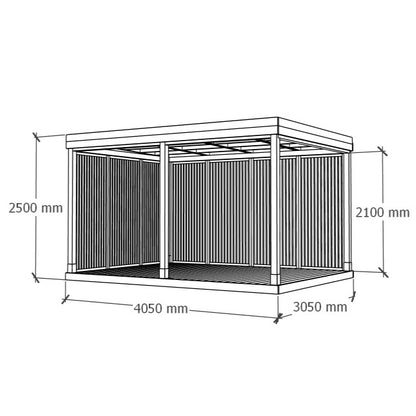 Varjualune 4x3m