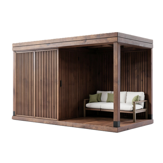 Varjualune panipaigaga 4x2m