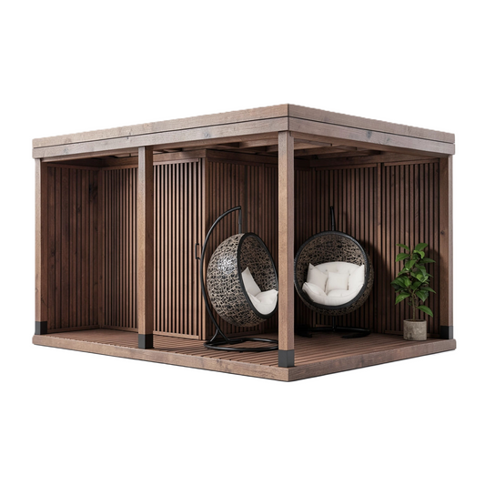 Varjualune panipaigaga 4x3m