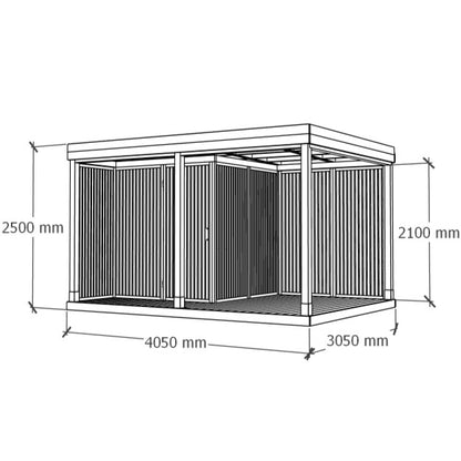 Sunroom with Storage 4x3m