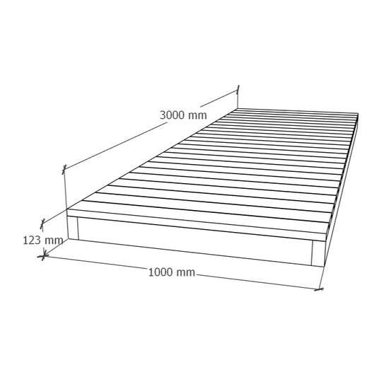 Walkway Deck Module 1x3m